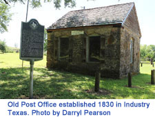 Post Office in Industry, TX