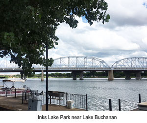 Inks Lake Park near Lake Buchanan