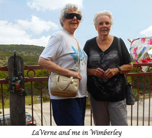 LaVerne and me in Wimberley