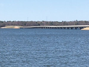 Lake outside of Kilgore