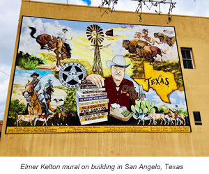 Elmer Kelton mural