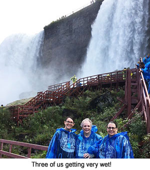 Viewing area at Niagara Falls